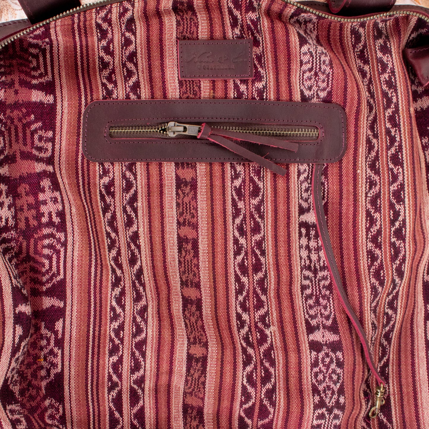 **SHIP WINDOW** PERFECT OVERNIGHTER - OOAK HUIPIL - VINO TINTO - NO. 201570