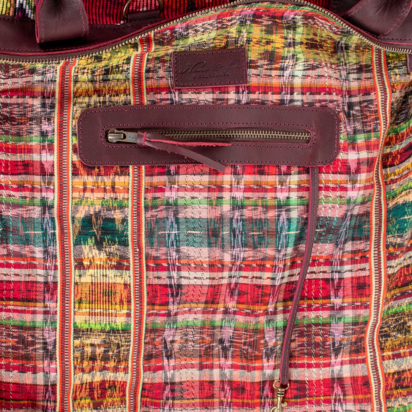 **SHIP WINDOW** PERFECT OVERNIGHTER - OOAK HUIPIL - VINO TINTO - NO. 201571