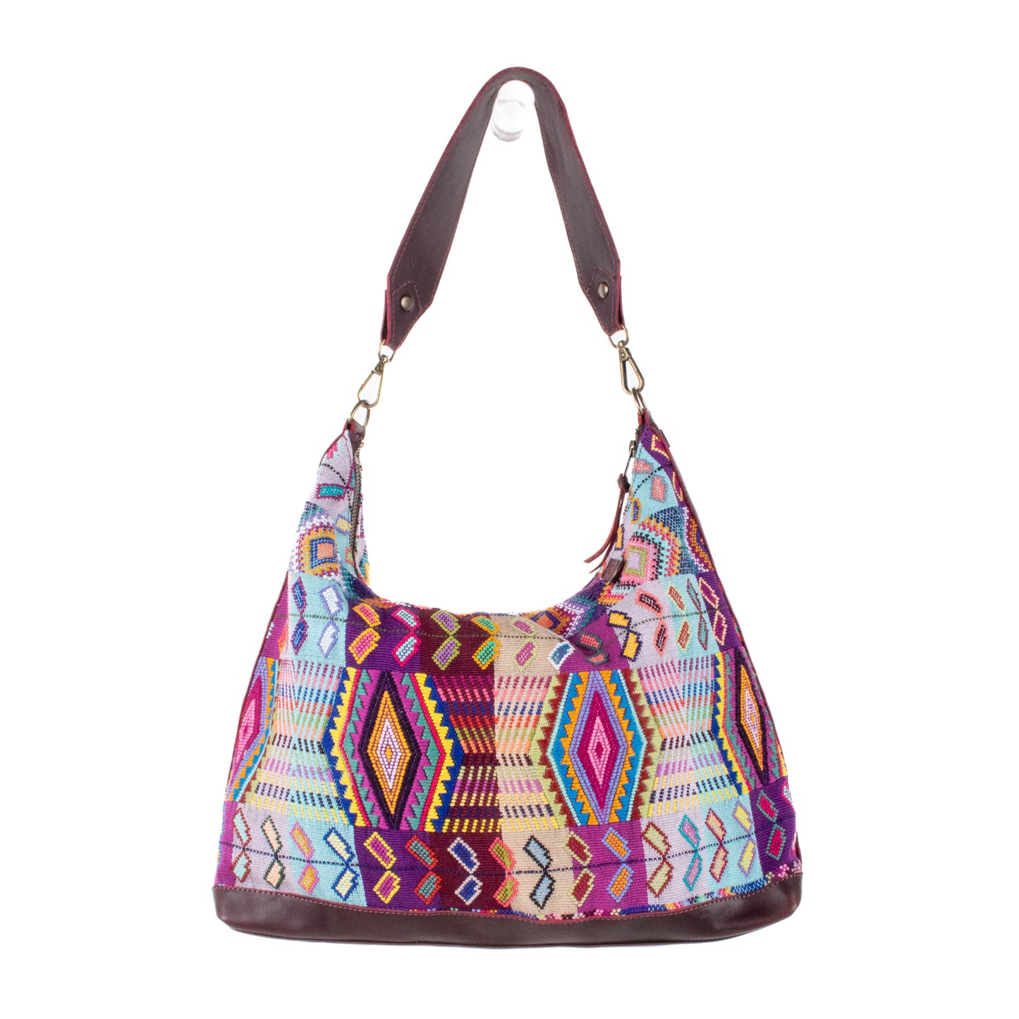 **SHIP WINDOW** PENELOPE BAG - H&S WHEAT - VINO TINTO - NO. 201595