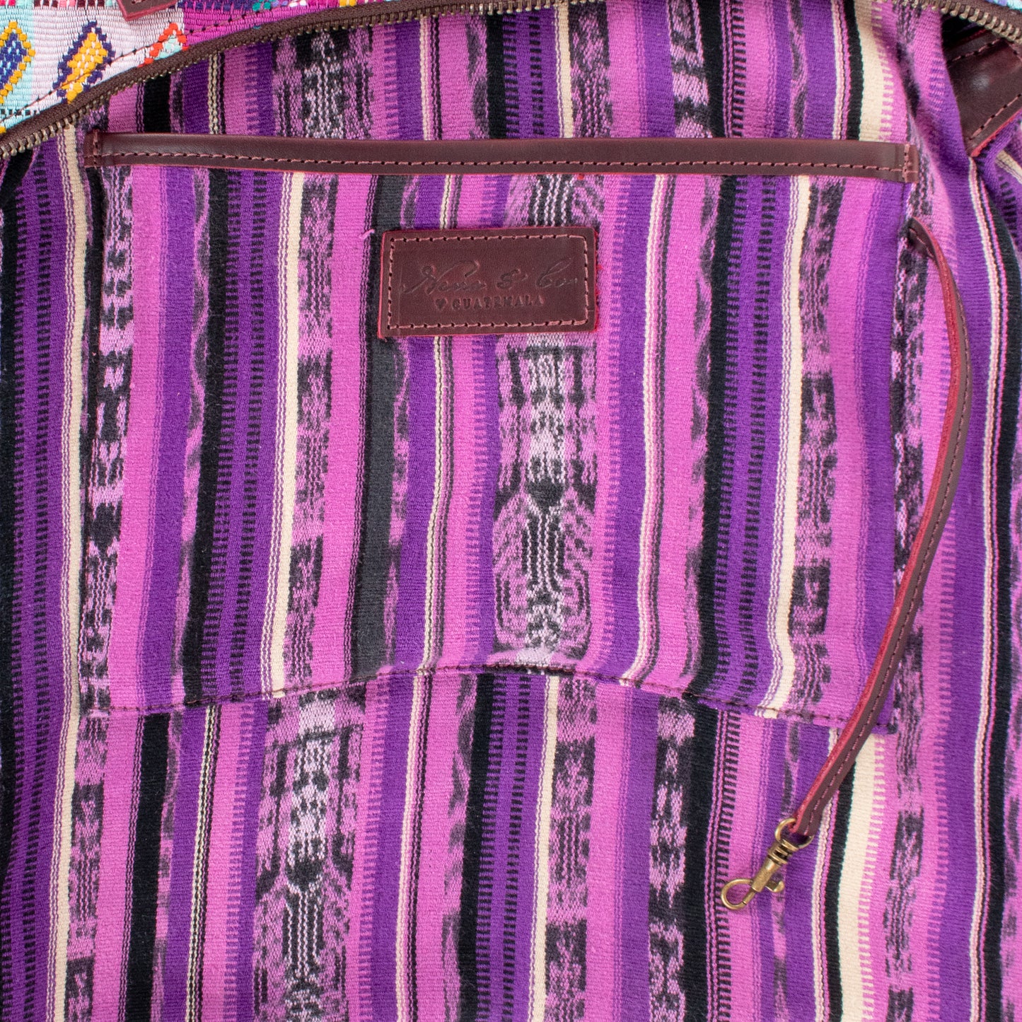 **SHIP WINDOW** PENELOPE BAG - H&S WHEAT - VINO TINTO - NO. 201595