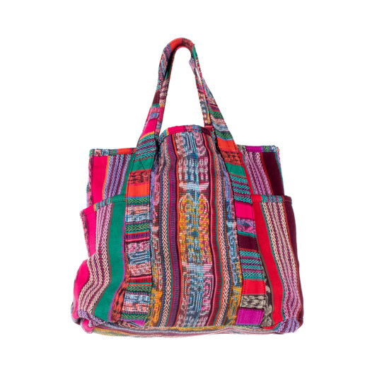 **SHIP WINDOW** SMALL SANTI TOTE SET - VINTAGE CORTE - VINO TINTO - NO. 201673