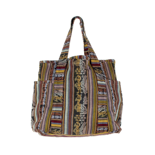 **SHIP WINDOW** SMALL SANTI TOTE SET - VINTAGE CORTE - VINO TINTO - NO. 201676
