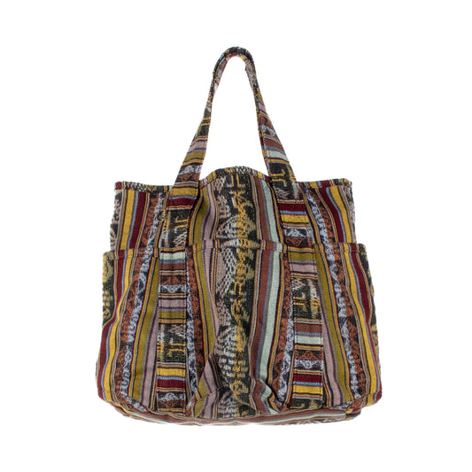 **SHIP WINDOW** SMALL SANTI TOTE SET - VINTAGE CORTE - VINO TINTO - NO. 201676