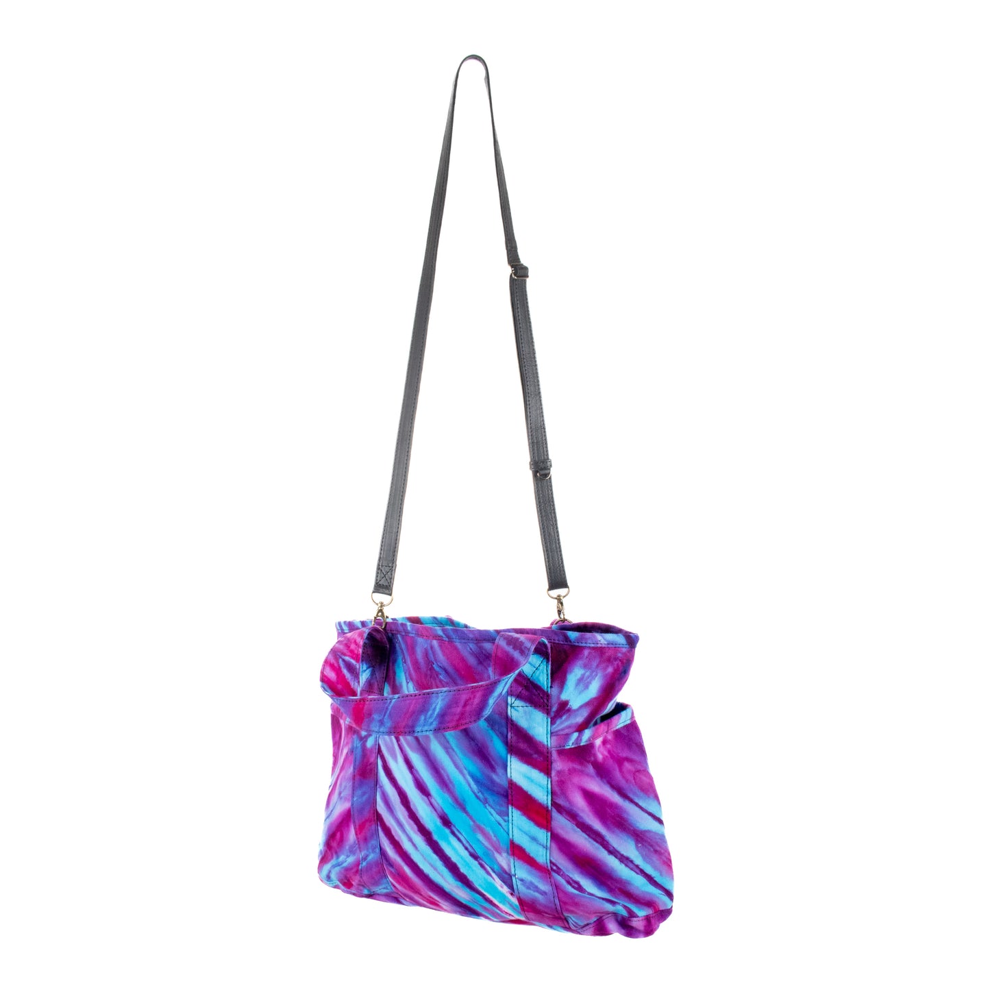 SMALL SANTI TOTE SET - TIE DYE - BLACK - NO. 201692