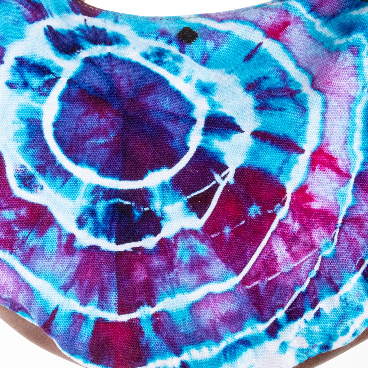 BOHO SADDLE BAG - TIE DYE - CAFE - NO. 201695