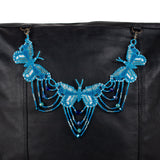 BEADED BUTTERFLY BAG NECKLACE - NO. 201757