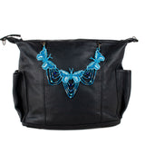 BEADED BUTTERFLY BAG NECKLACE - NO. 201757