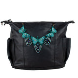 BEADED BUTTERFLY BAG NECKLACE - NO. 201767
