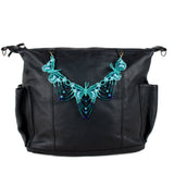 BEADED BUTTERFLY BAG NECKLACE - NO. 201768