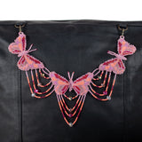 BEADED BUTTERFLY BAG NECKLACE - NO. 201770