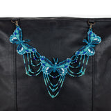 BEADED BUTTERFLY BAG NECKLACE - NO. 201772