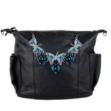 BEADED BUTTERFLY BAG NECKLACE - NO. 201773