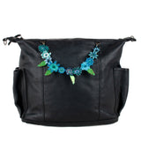 BEADED FLORAL BAG NECKLACE - NO. 201790