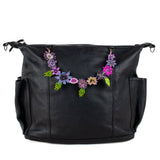 BEADED FLORAL BAG NECKLACE - NO. 201796