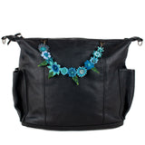 BEADED FLORAL BAG NECKLACE - NO. 201803