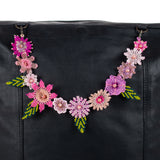 BEADED FLORAL BAG NECKLACE - NO. 201805