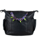 BEADED FLORAL BAG NECKLACE - NO. 201808
