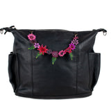 BEADED FLORAL BAG NECKLACE - NO. 201809