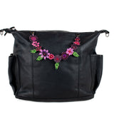 BEADED FLORAL BAG NECKLACE - NO. 201810