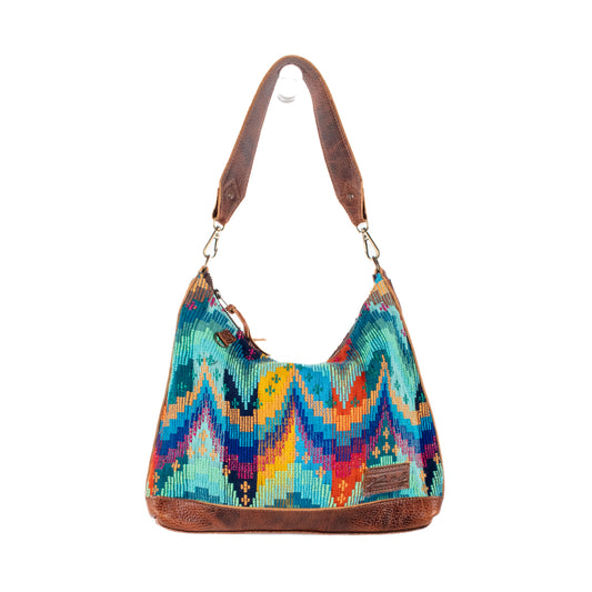 **SHIP WINDOW** SMALL PENELOPE BAG - H&S MOONS - HONEY - NO. 201863