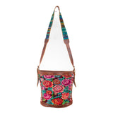CORA BUCKET BAG - OOAK HUIPIL - HONEY - NO. 201965