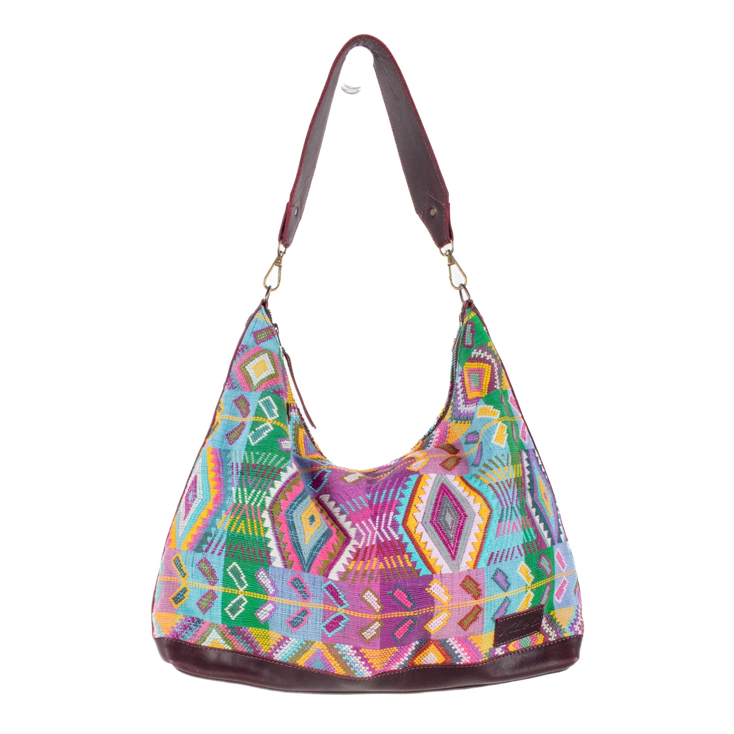 PENELOPE BAG - H&S WHEAT - VINO TINTO - NO. 201991