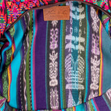 BOHO SADDLE BAG - OOAK HUIPIL - CAFE - NO. 202053