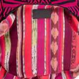 BOHO SADDLE BAG - OOAK HUIPIL - BLACK - NO. 202057