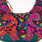 BOHO SADDLE BAG - OOAK HUIPIL - WRANGLER - NO. 202062