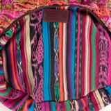 BOHO SADDLE BAG - OOAK HUIPIL - VINO TINTO - NO. 202066