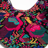 BOHO SADDLE BAG - OOAK HUIPIL - EVERGLADE - NO. 202070