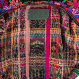 BOHO SADDLE BAG - OOAK HUIPIL - EVERGLADE - NO. 202070
