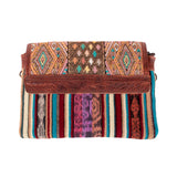 SIGNATURE EDITION DOUBLE CLUTCH SET - OOAK HUIPIL - COPPER - NO. 202359