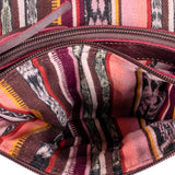 SIGNATURE EDITION DOUBLE CLUTCH SET - OOAK HUIPIL - VINO TINTO - NO. 202362