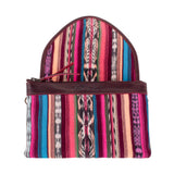 SIGNATURE EDITION DOUBLE CLUTCH SET - OOAK HUIPIL - VINO TINTO - NO. 202363