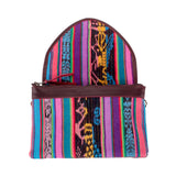 SIGNATURE EDITION DOUBLE CLUTCH SET - OOAK HUIPIL - VINO TINTO - NO. 202365