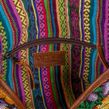 CONSUELO BAG - OOAK HUIPIL - CAFE - NO. 202375