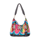 SMALL PENELOPE BAG - H&S DAISY - BLACK - NO. 202431