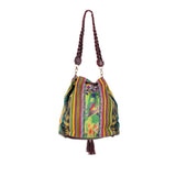 DRAWSTRING BUCKET BAG - CORTE - VINO TINTO - NO. 202464