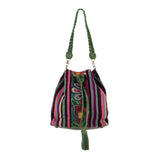 DRAWSTRING BUCKET BAG - CORTE - EMERALD - NO. 202465