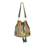 DRAWSTRING BUCKET BAG - CORTE - EMERALD - NO. 202466