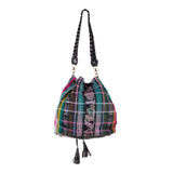 DRAWSTRING BUCKET BAG - CORTE - BLACK - NO. 202467
