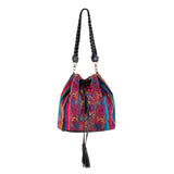 DRAWSTRING BUCKET BAG - CORTE - BLACK - NO. 202470