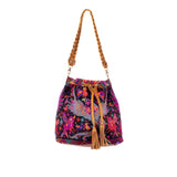 DRAWSTRING BUCKET BAG - OOAK HUIPIL - WRANGLER - NO. 202480