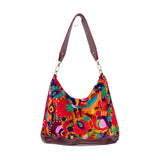 SMALL PENELOPE BAG - OOAK HUIPIL - VINO TINTO - NO. 202491