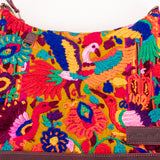 SMALL PENELOPE BAG - OOAK HUIPIL - VINO TINTO - NO. 202491