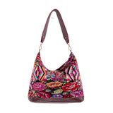 SMALL PENELOPE BAG - OOAK HUIPIL - VINO TINTO - NO. 202492