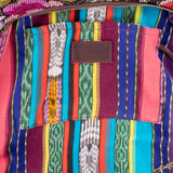 SMALL PENELOPE BAG - OOAK HUIPIL - VINO TINTO - NO. 202492