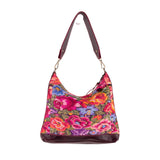 SMALL PENELOPE BAG - OOAK HUIPIL - VINO TINTO - NO. 202493