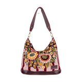SMALL PENELOPE BAG - OOAK HUIPIL - VINO TINTO - NO. 202494